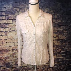 Ladies Button Down Dress Shirt